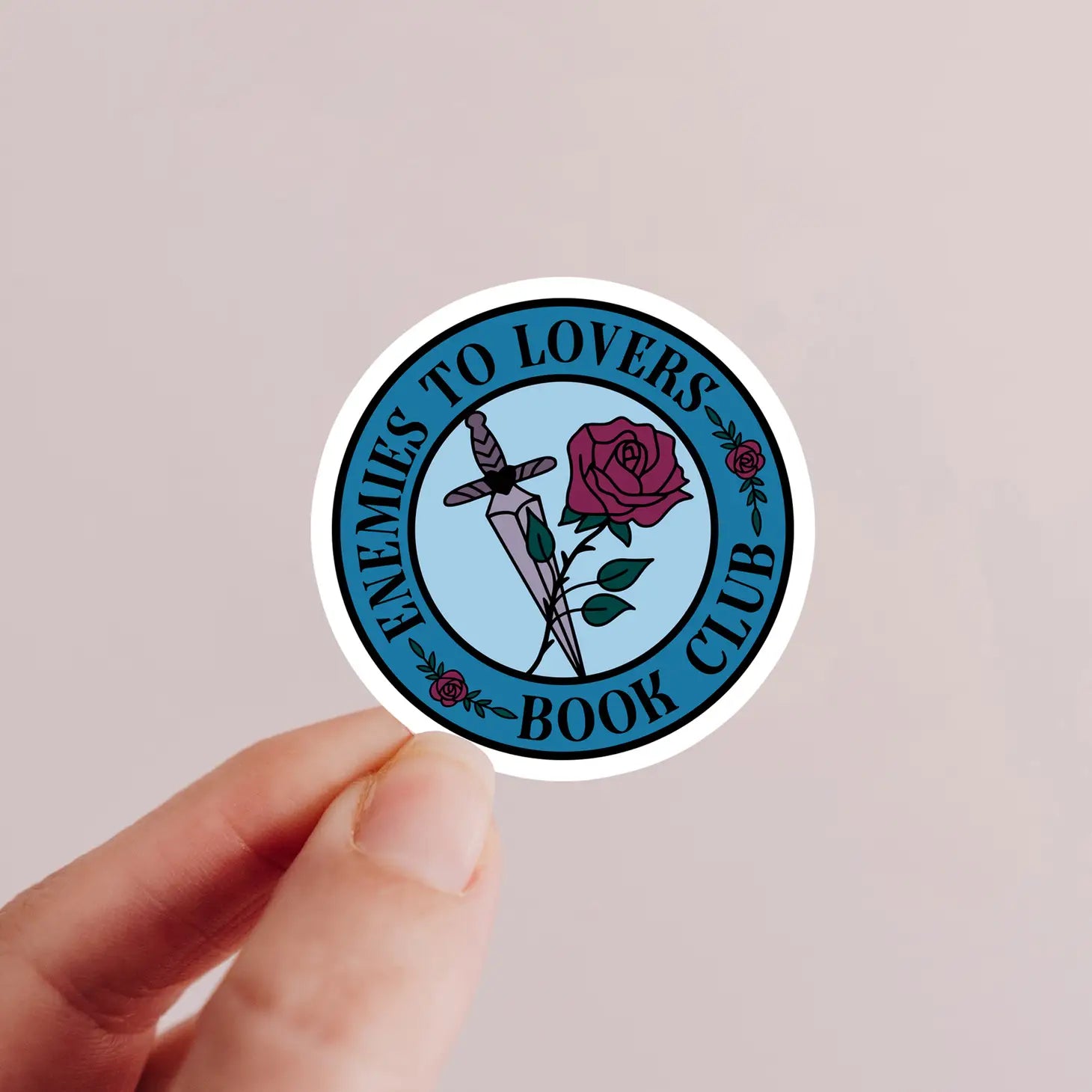 Enemies To Lovers Book Club Sticker