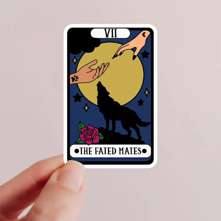 Tarot Card Fated Mates Sticker