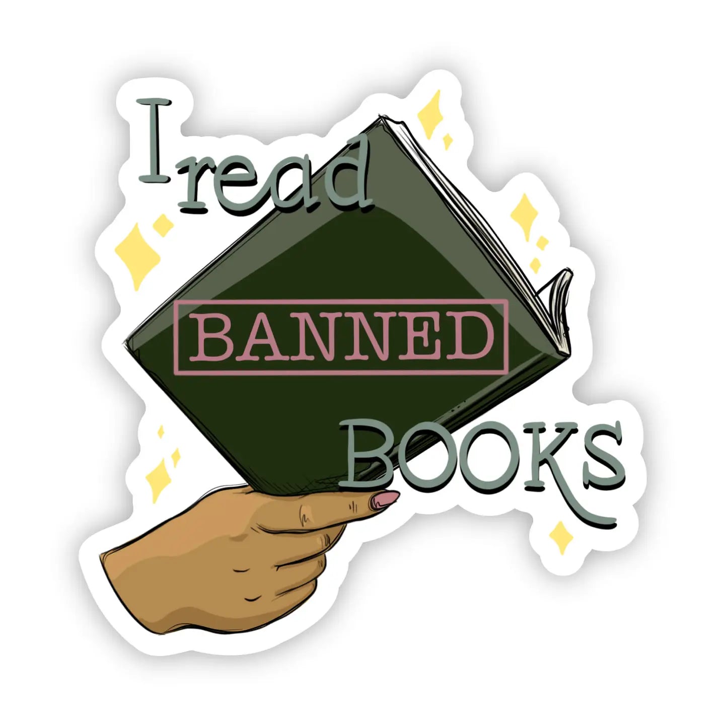 I Read Banned Books Sticker