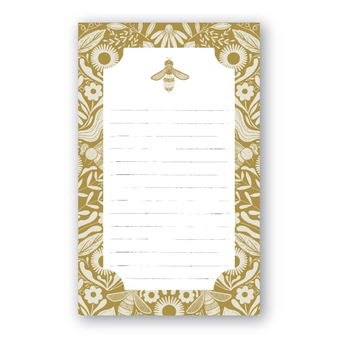 Golden Bee Notepad