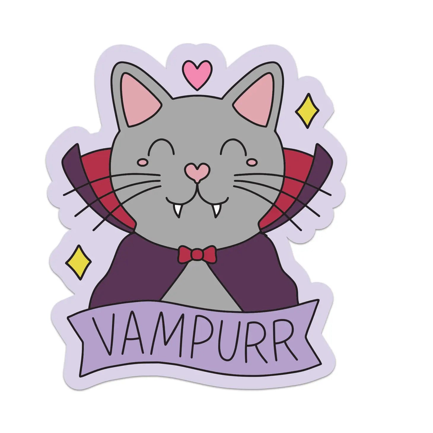 Vampurr Cat Sticker