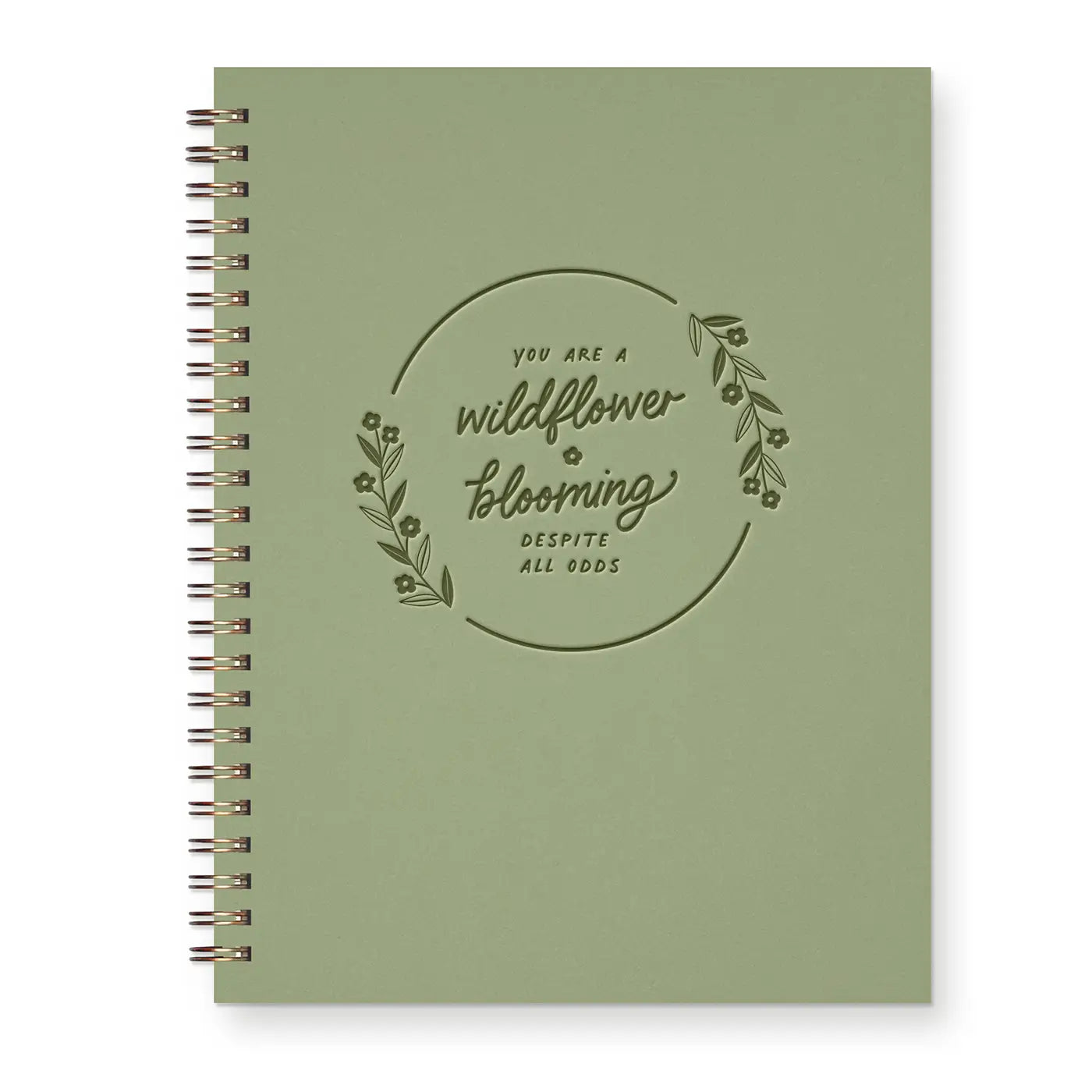 Wildflower Blooming Journal: Lined Notebook - Aloe