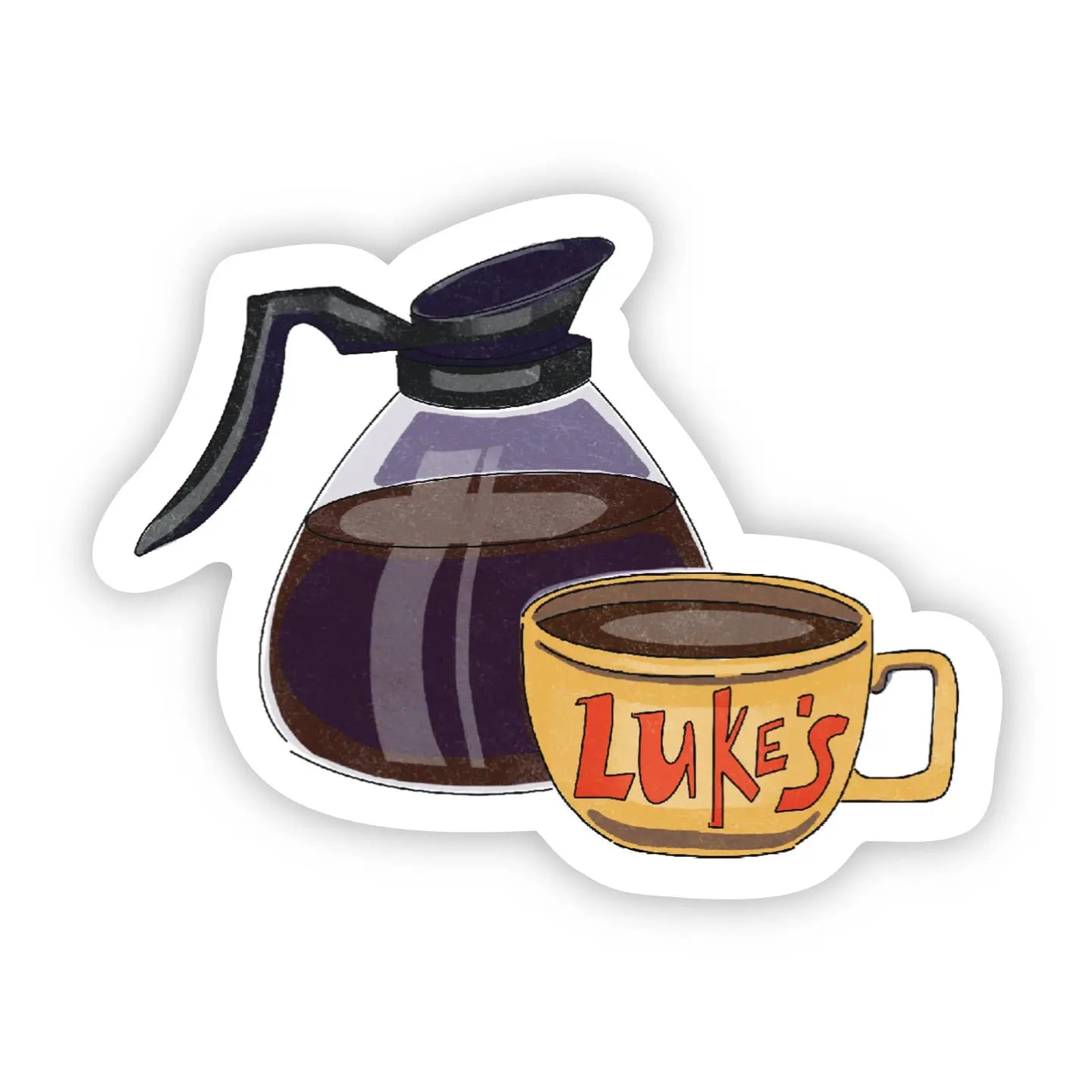 Luke's Coffee Sticker